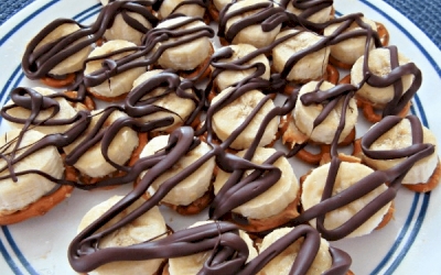 Pisang Cokelat Beku